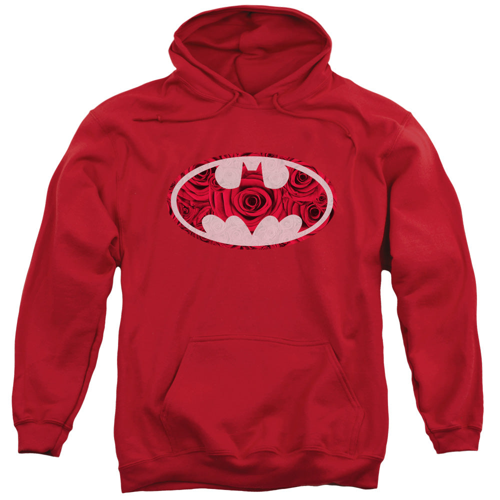 Batman Rosey Signal Mens Hoodie Red Officially Licensed