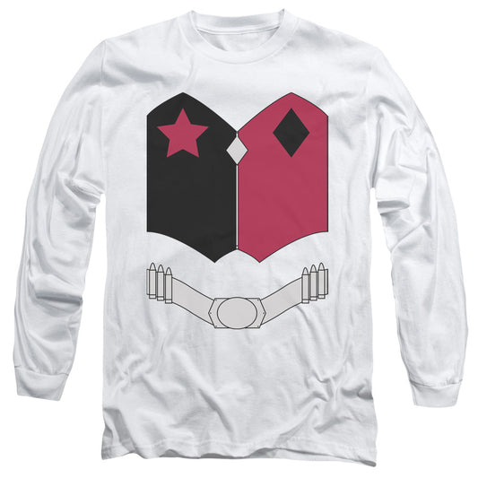 Batman New Hq Uniform Mens Long Sleeve Shirt White Officially Licensed