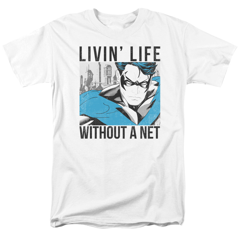 Batman Without A Net Mens T Shirt White Officially Licensed