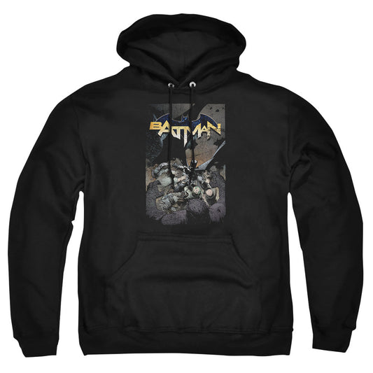 Batman Batman One Mens Hoodie Black Officially Licensed