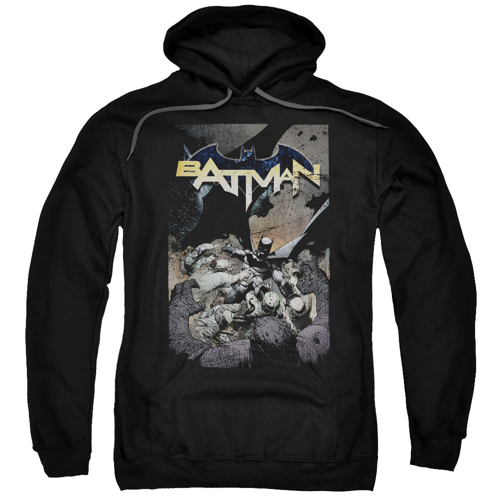Batman Batman One Mens Hoodie Black Officially Licensed