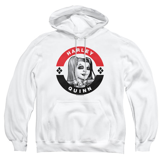 Batman Harley President Circle Mens Hoodie White Officially Licensed