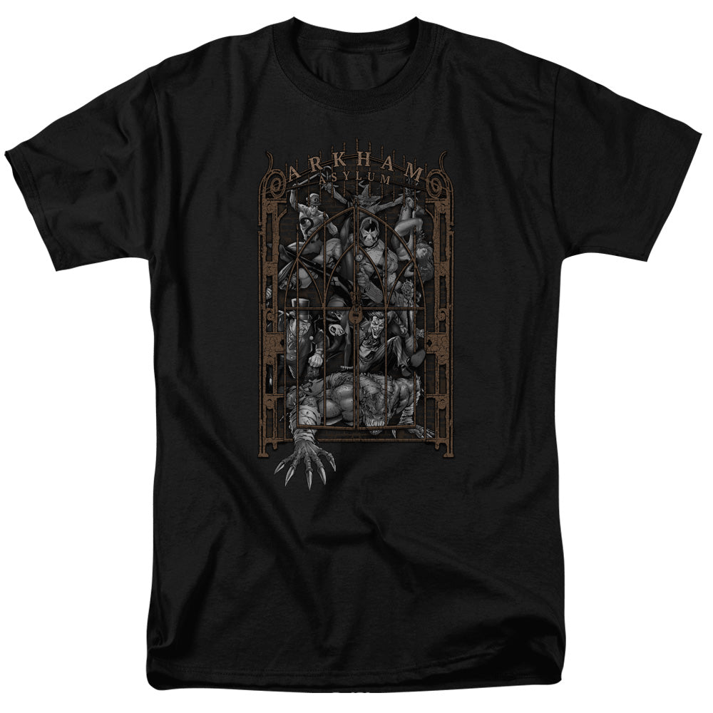 Batman Arkhams Gate Mens T Shirt Black Officially Licensed