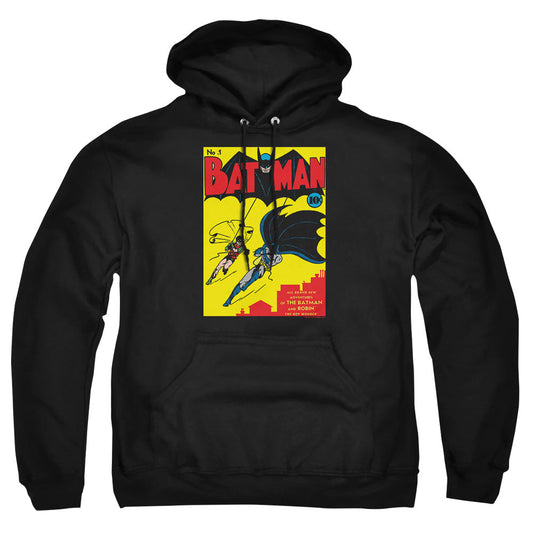 Batman Batman First Mens Hoodie Black Officially Licensed