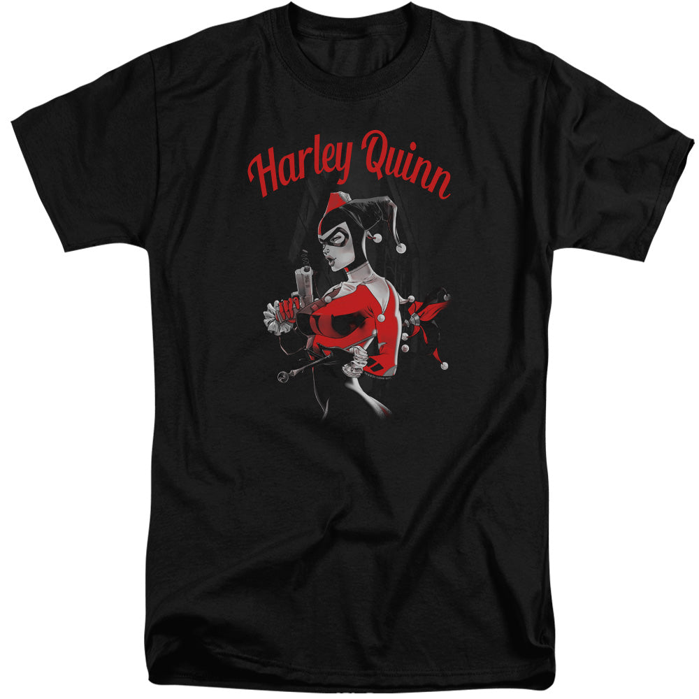 Batman Spring Gun Mens Tall T Shirt Black Officially Licensed