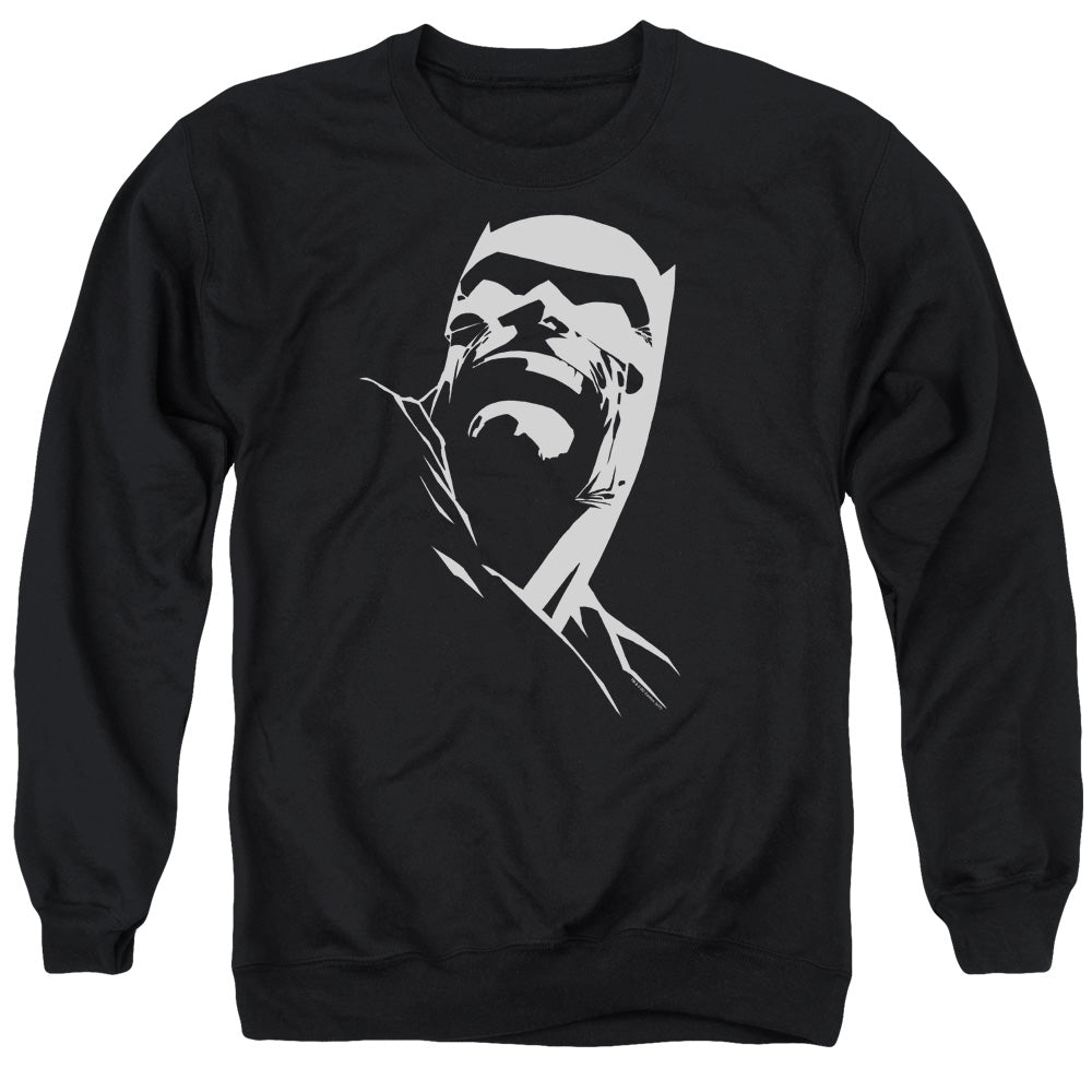 Batman Dkr Head Mens Crewneck Sweatshirt Black