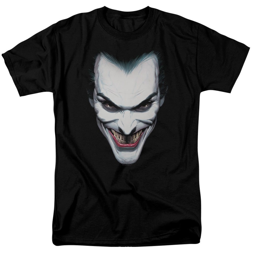 Batman Joker Portrait Mens T Shirt Black Officially Licensed