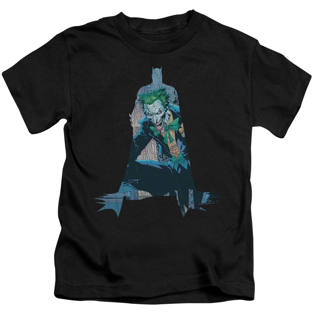 Batman Scene Inside Juvenile Kids Youth T Shirt Black Officially Licensed