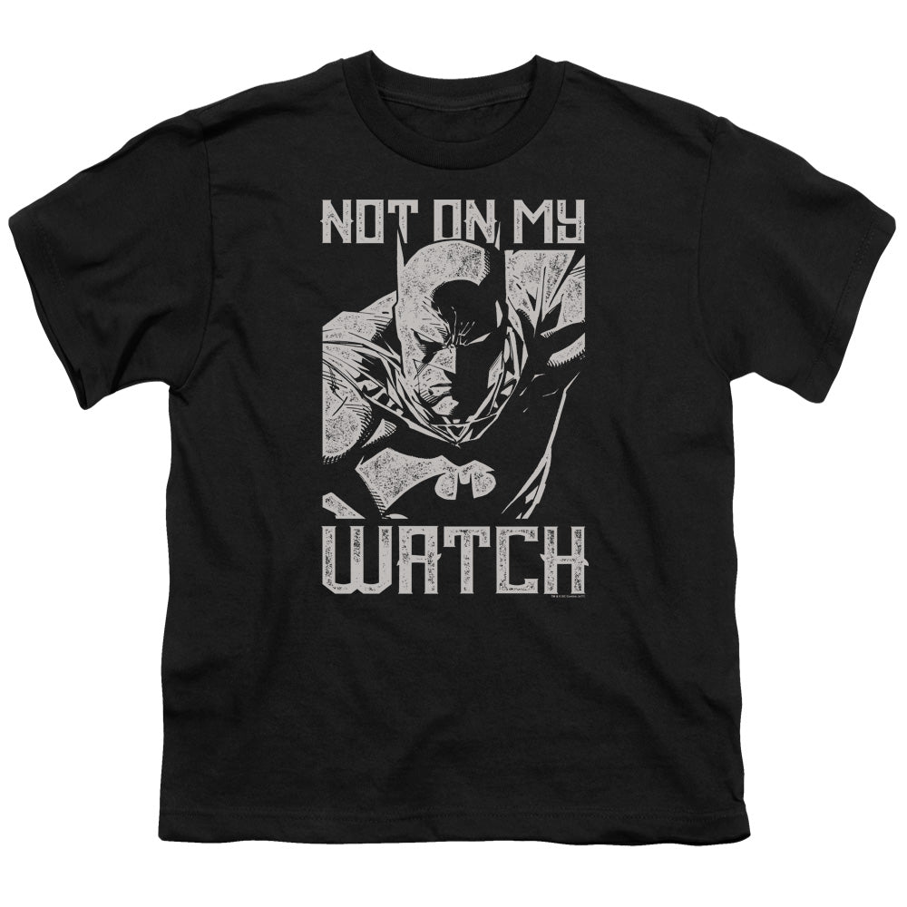 Batman Watch Kids Youth T Shirt Black Officially Licensed