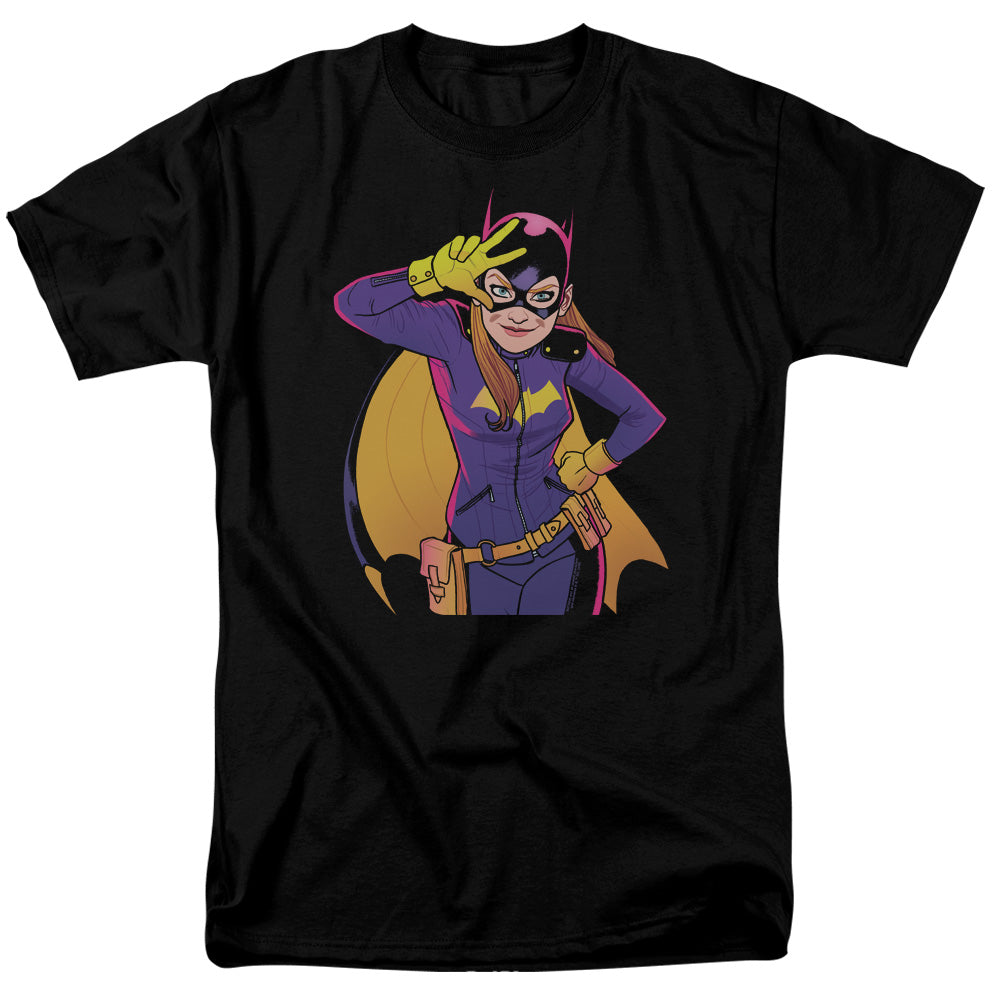Batman Batgirl Moves Mens T Shirt Black Officially Licensed