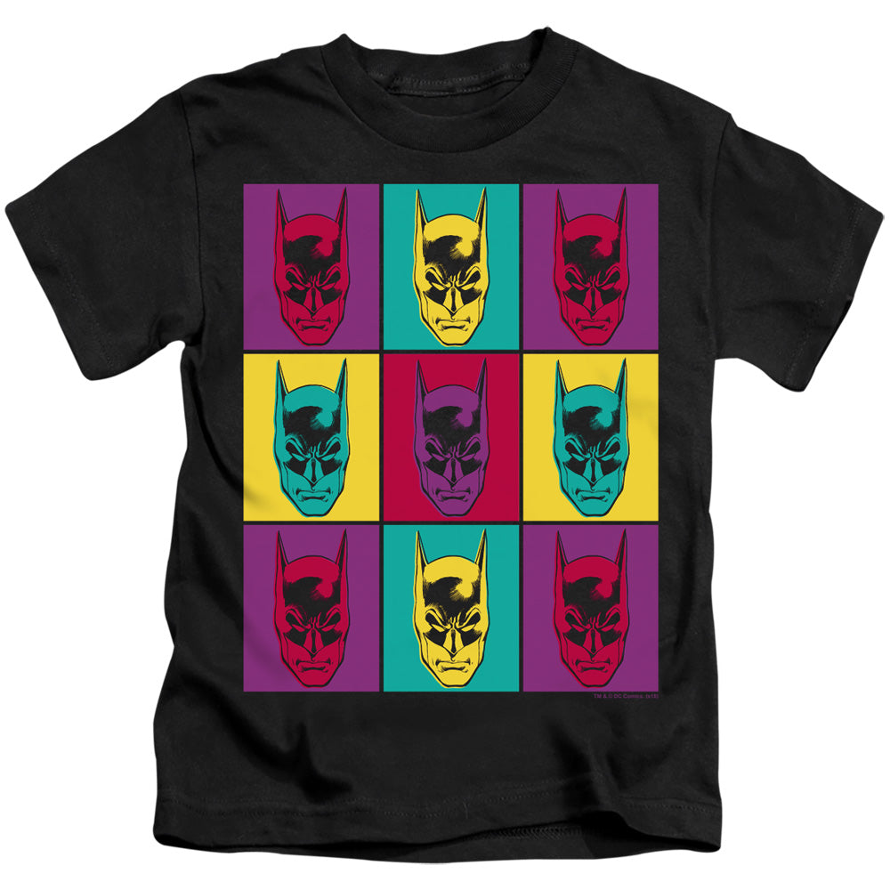 Batman Warhol Batman Juvenile Kids Youth T Shirt Black Officially Licensed