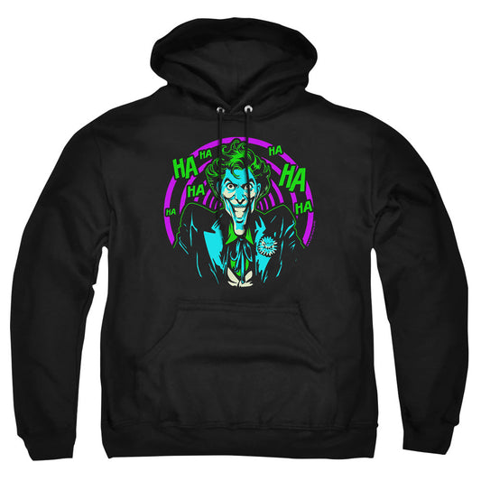 Batman Hahaha Mens Hoodie Black Officially Licensed