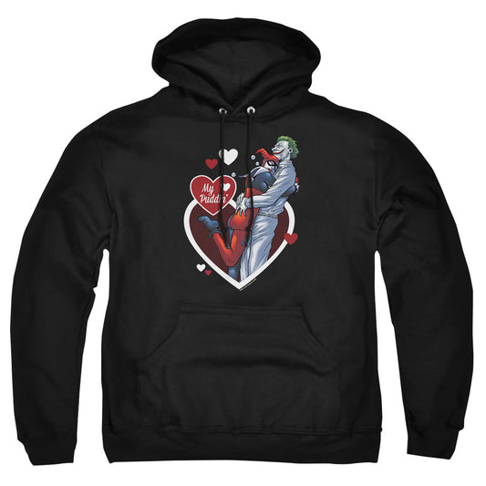 Batman My Puddin Mens Hoodie Black Officially Licensed