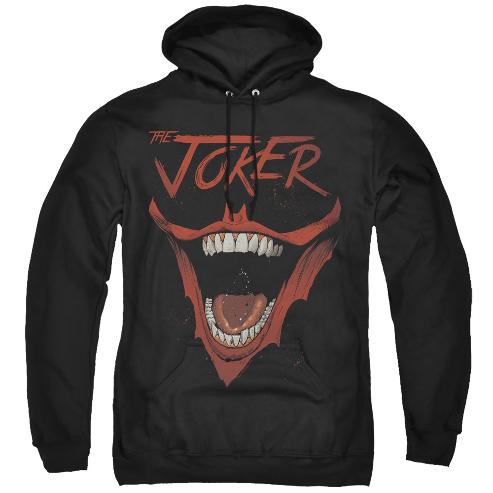 Batman Joker Bat Laugh Mens Hoodie Black Officially Licensed
