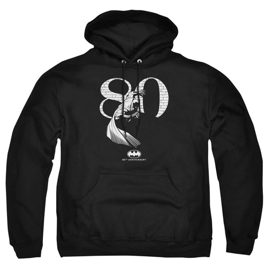 Batman 80 Wall Mens Hoodie Black Officially Licensed