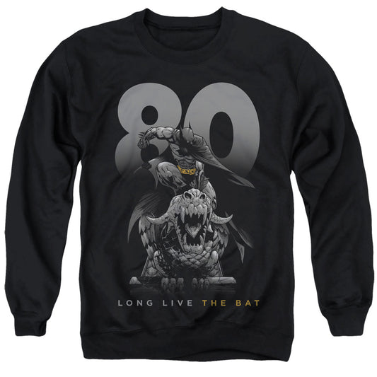 Batman Big 80 Mens Crewneck Sweatshirt Black