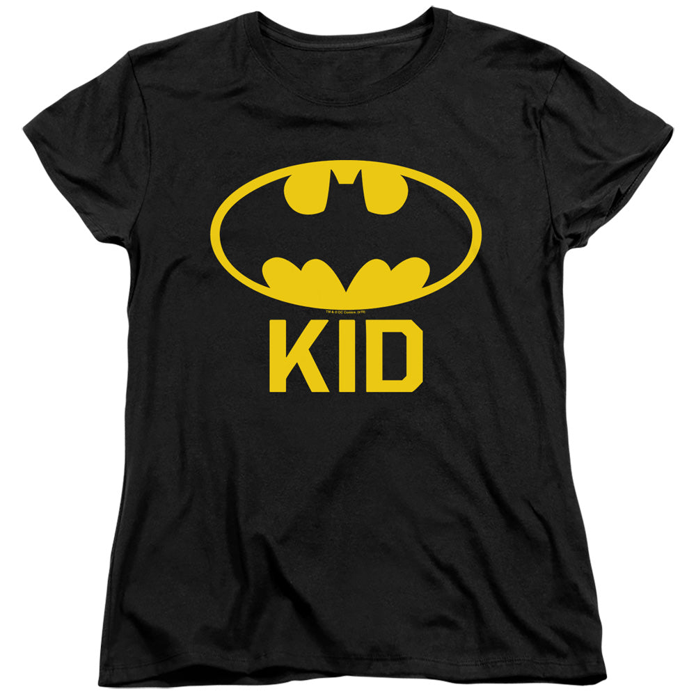 Batman Bat Kid Womens T Shirt Black Officially Licensed