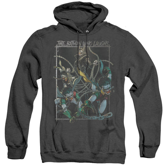 Batman Batman Who Laughs Heather Mens Hoodie Black Officially Licensed