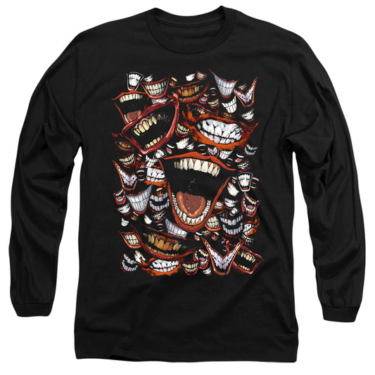Batman Famous Wretch Mens Long Sleeve Shirt Black Officially Licensed