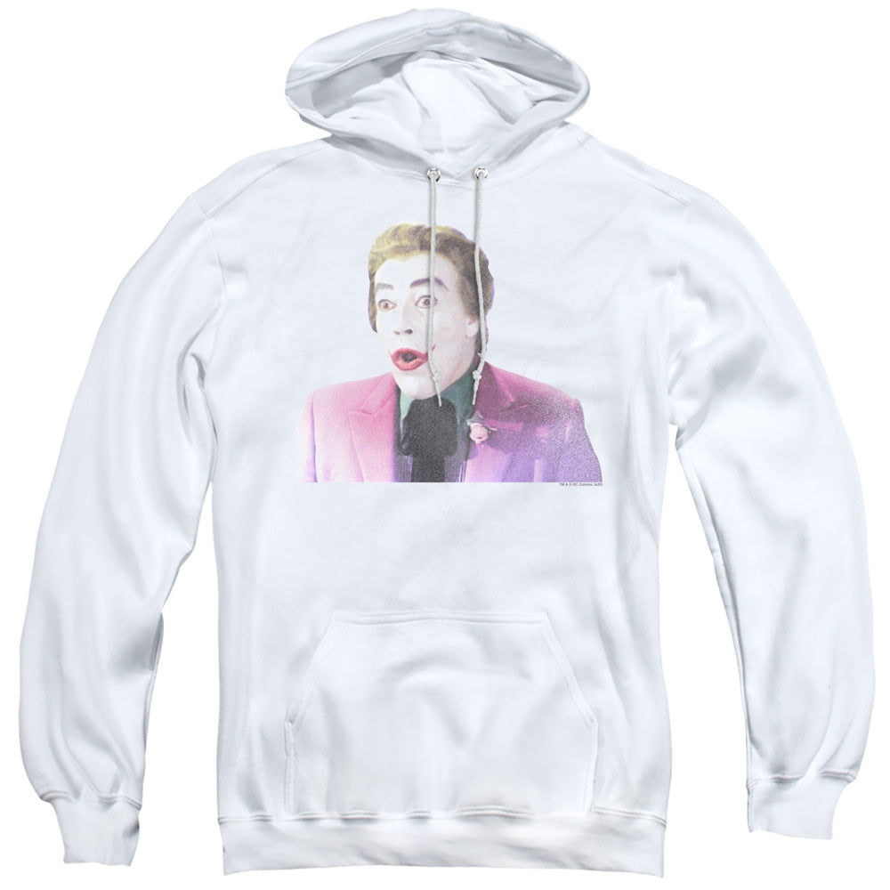 Batman Classic Tv Thrilled Mens Hoodie White Officially Licensed