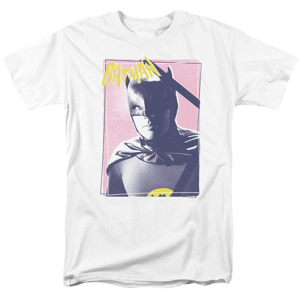 Batman Classic Tv Wayne 80S Mens T Shirt White Officially Licensed