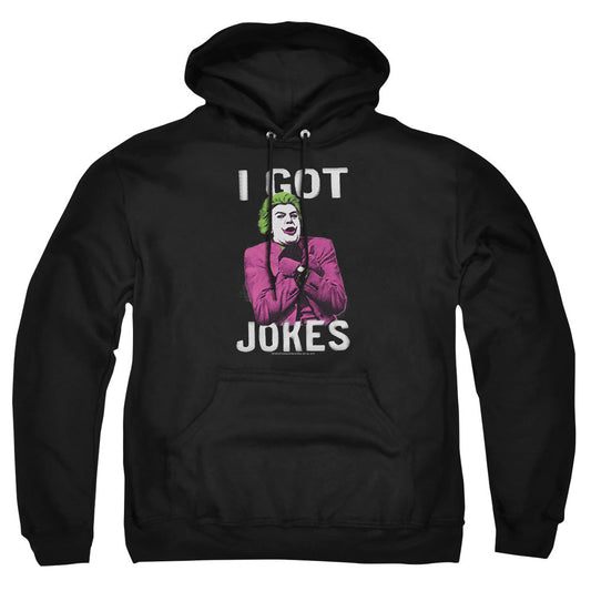 Batman Classic Tv Got Jokes Mens Hoodie Black Officially Licensed