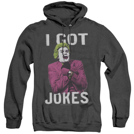 Batman Classic Tv Got Jokes Heather Mens Hoodie Black Officially Licensed