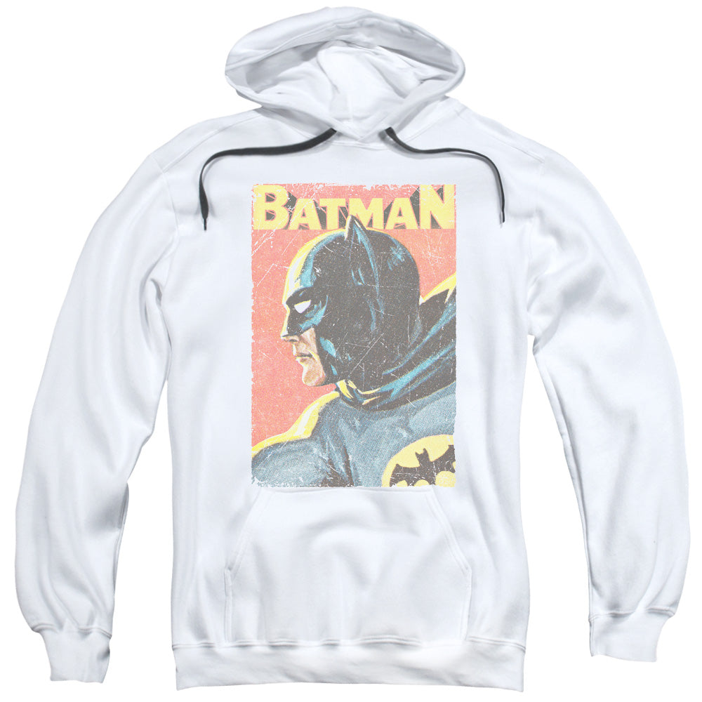 Batman Classic Tv Vintman Mens Hoodie White Officially Licensed
