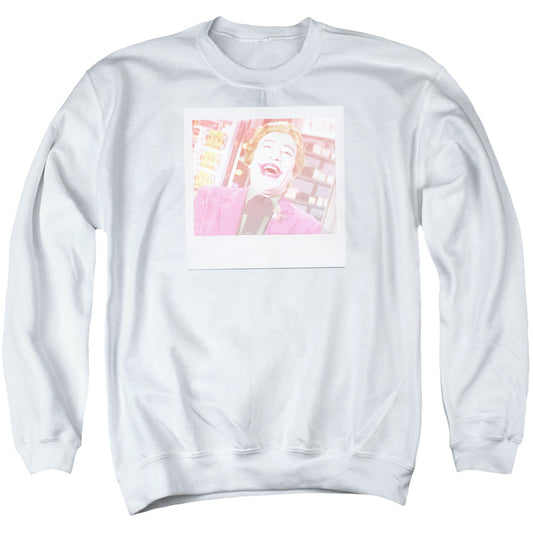 Batman Classic Tv Captured Mens Crewneck Sweatshirt White Officially Licensed