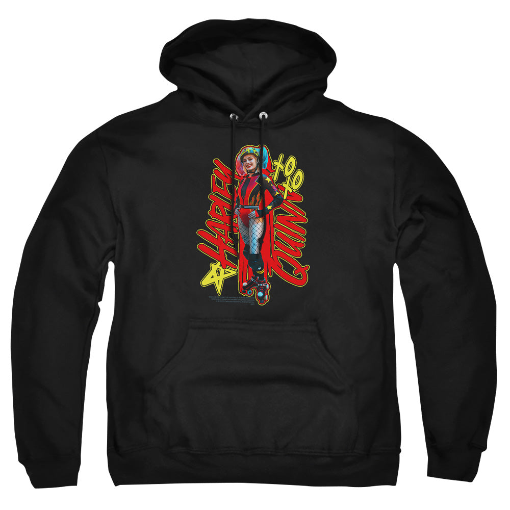 Birds Of Prey Harleymania Mens Hoodie Black Officially Licensed