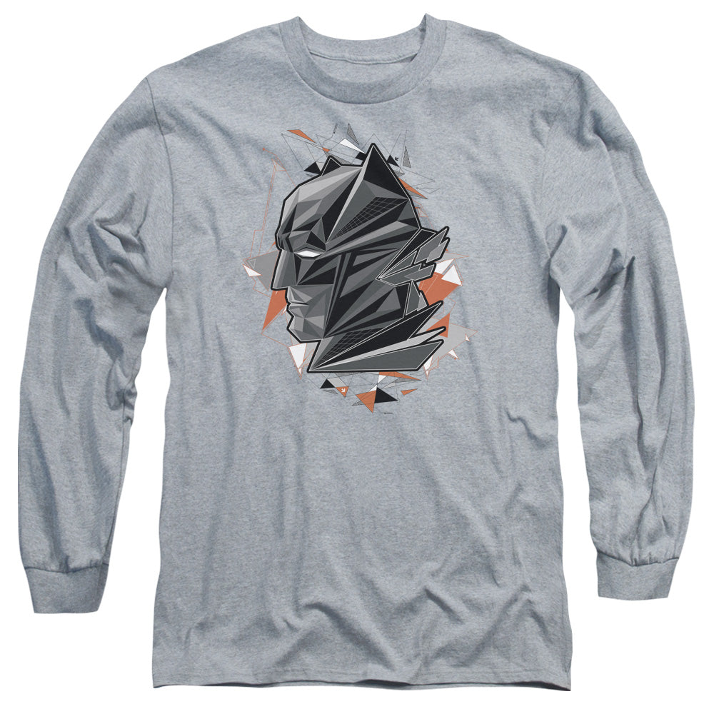 Batman Vs Superman Dawn Mens Long Sleeve Shirt Athletic Heather Officially Licensed