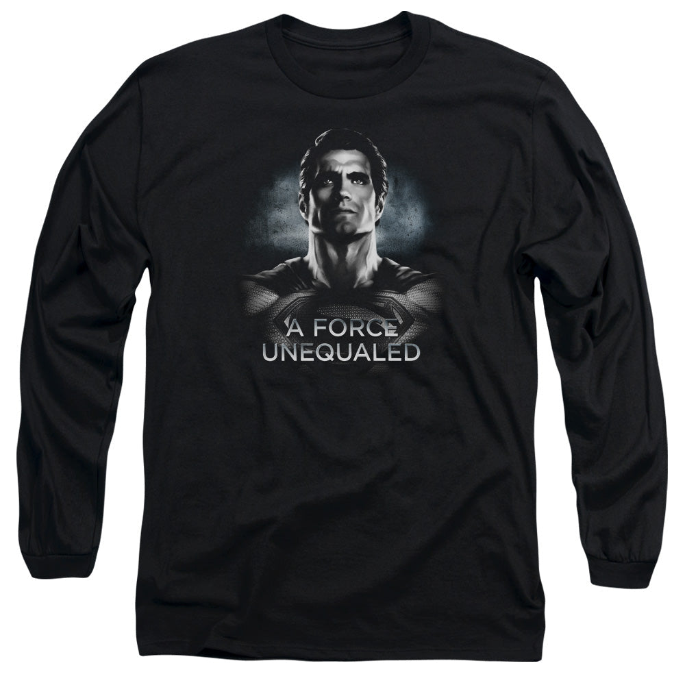 Batman V Superman Unequaled Mens Long Sleeve Shirt Black Officially Licensed