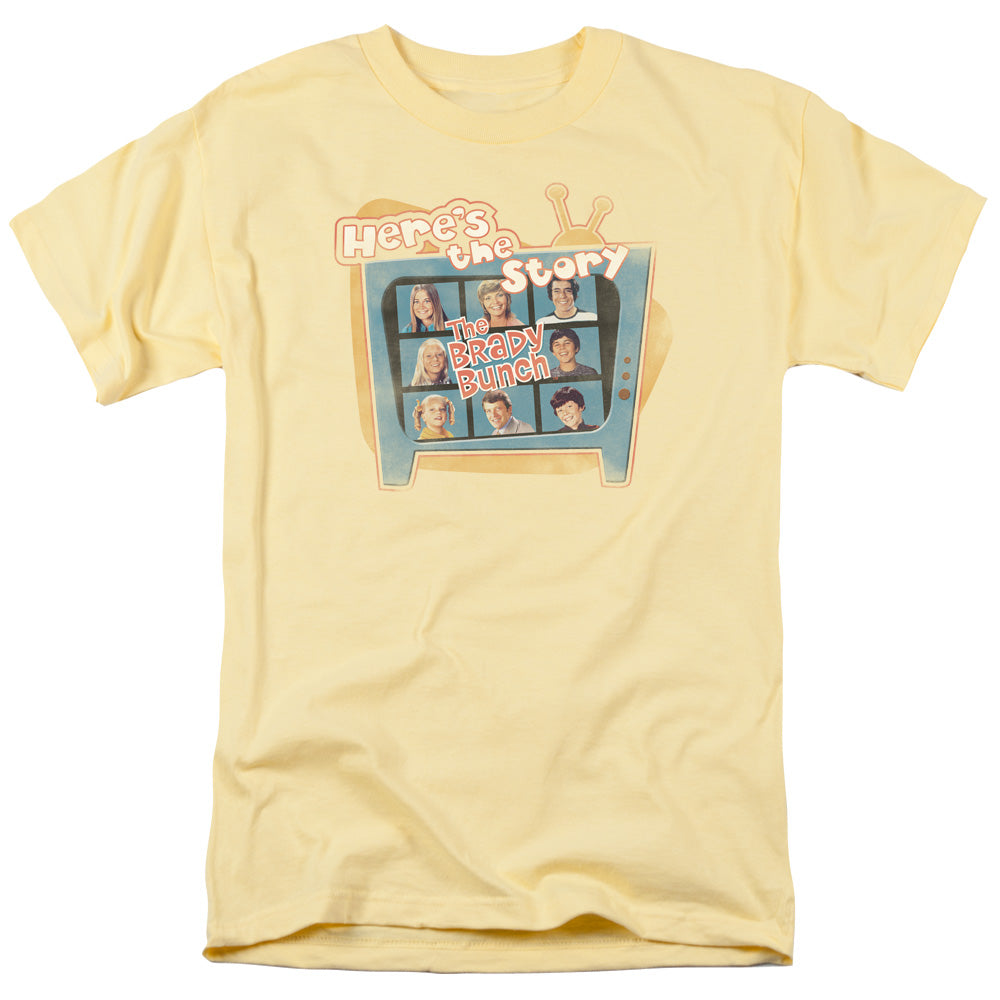 Brady Bunch Heres The Story Mens T Shirt Banana Officially Licensed