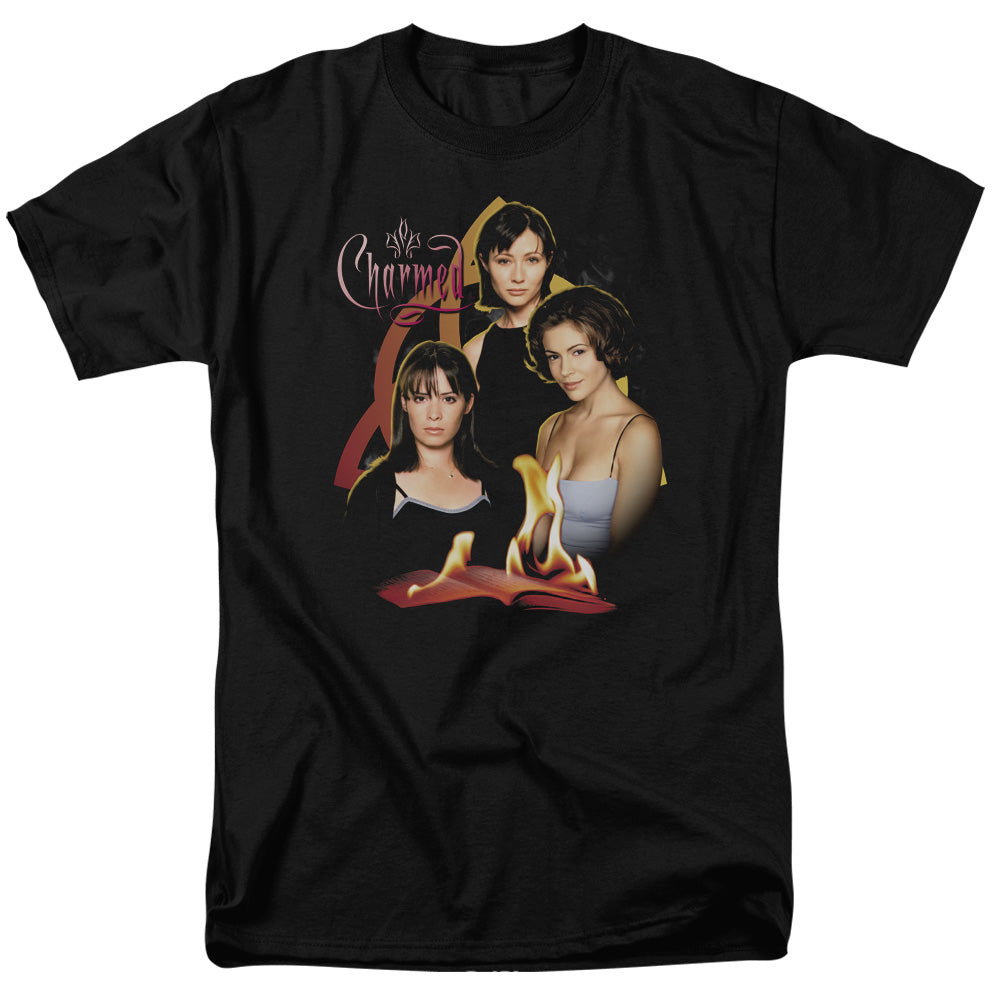 Charmed Original Three Mens T Shirt Black Officially Licensed