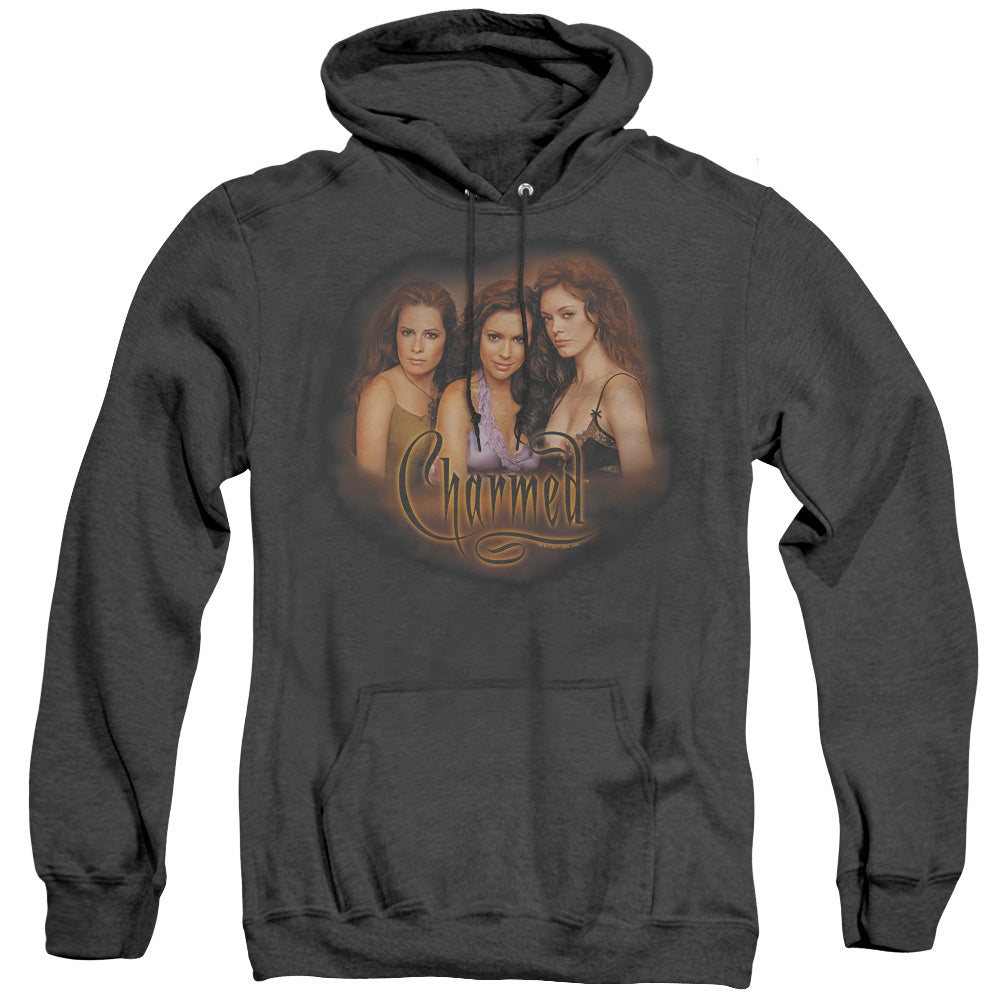 Charmed Smokin Heather Mens Hoodie Black Officially Licensed