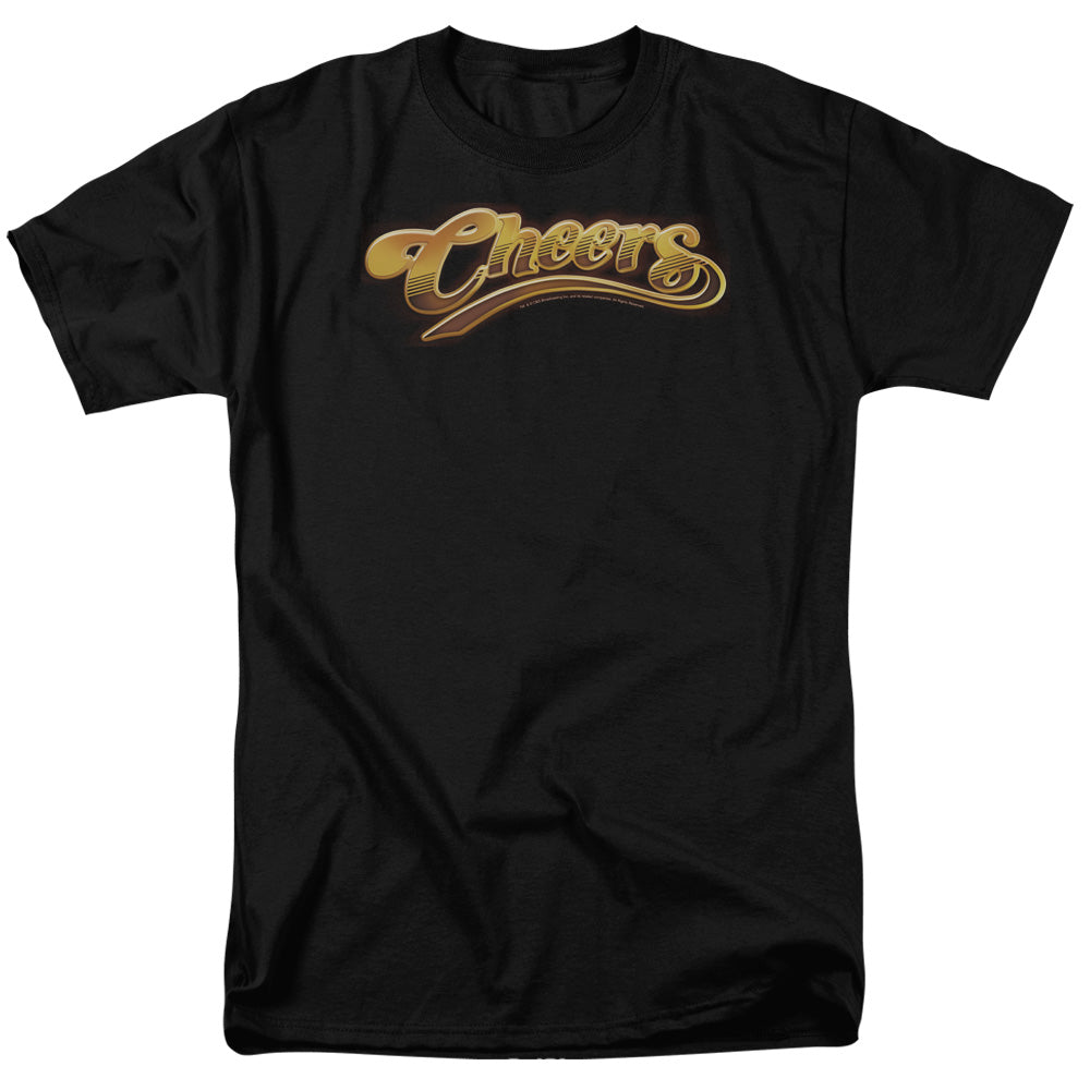 Cheers Cheers Logo Mens T Shirt Black Officially Licensed