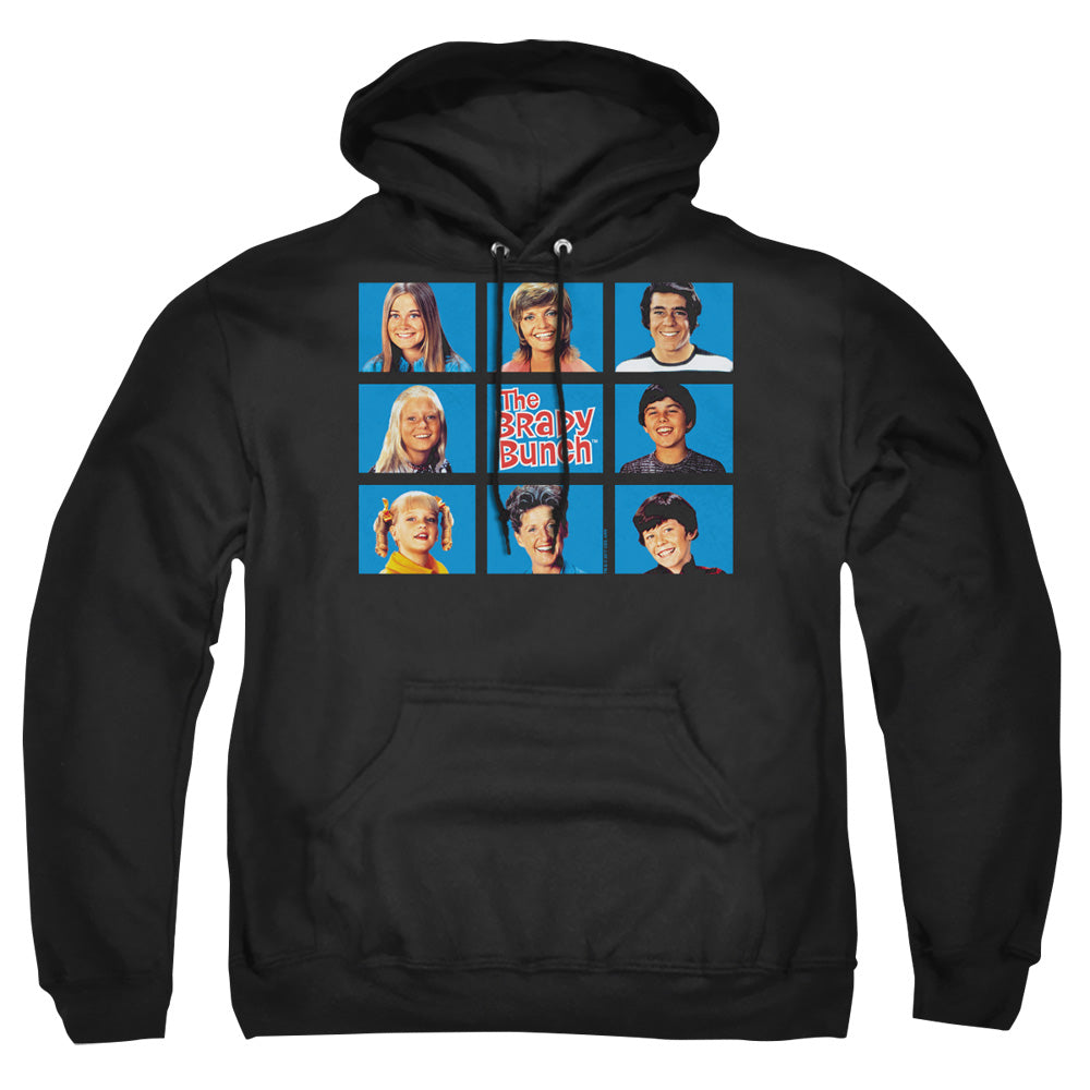 Brady Bunch Framed Mens Hoodie Black Officially Licensed
