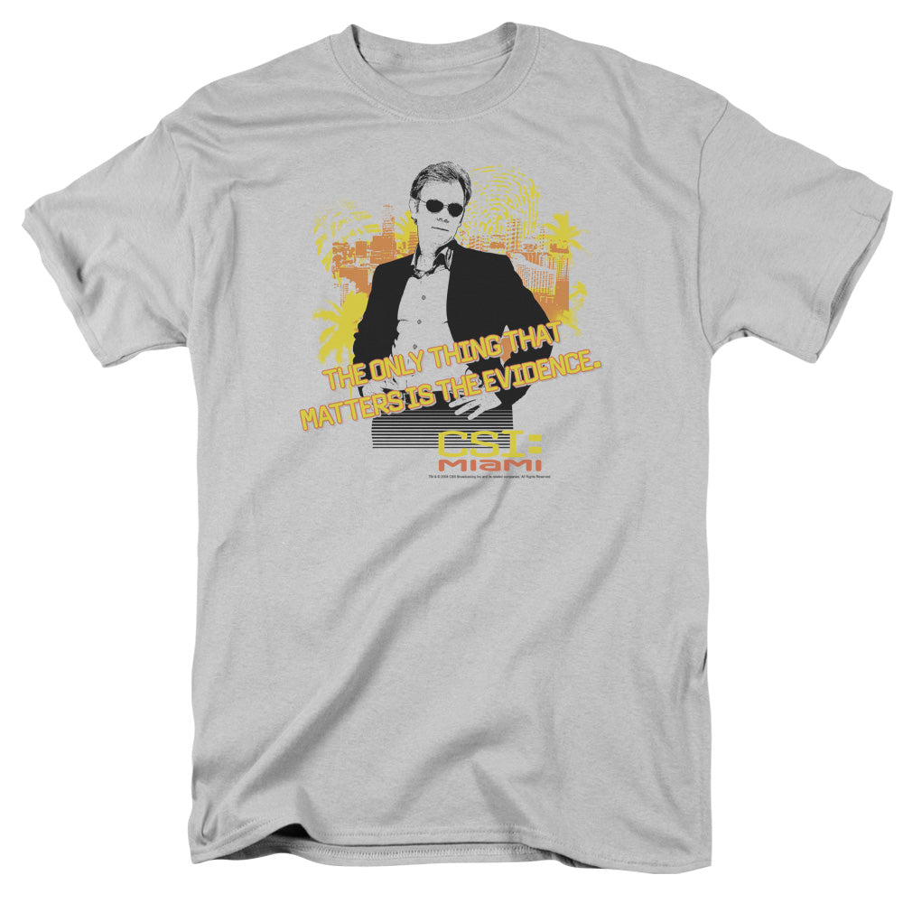 Csi Miami Hand On Hips Mens T Shirt Silver Officially Licensed