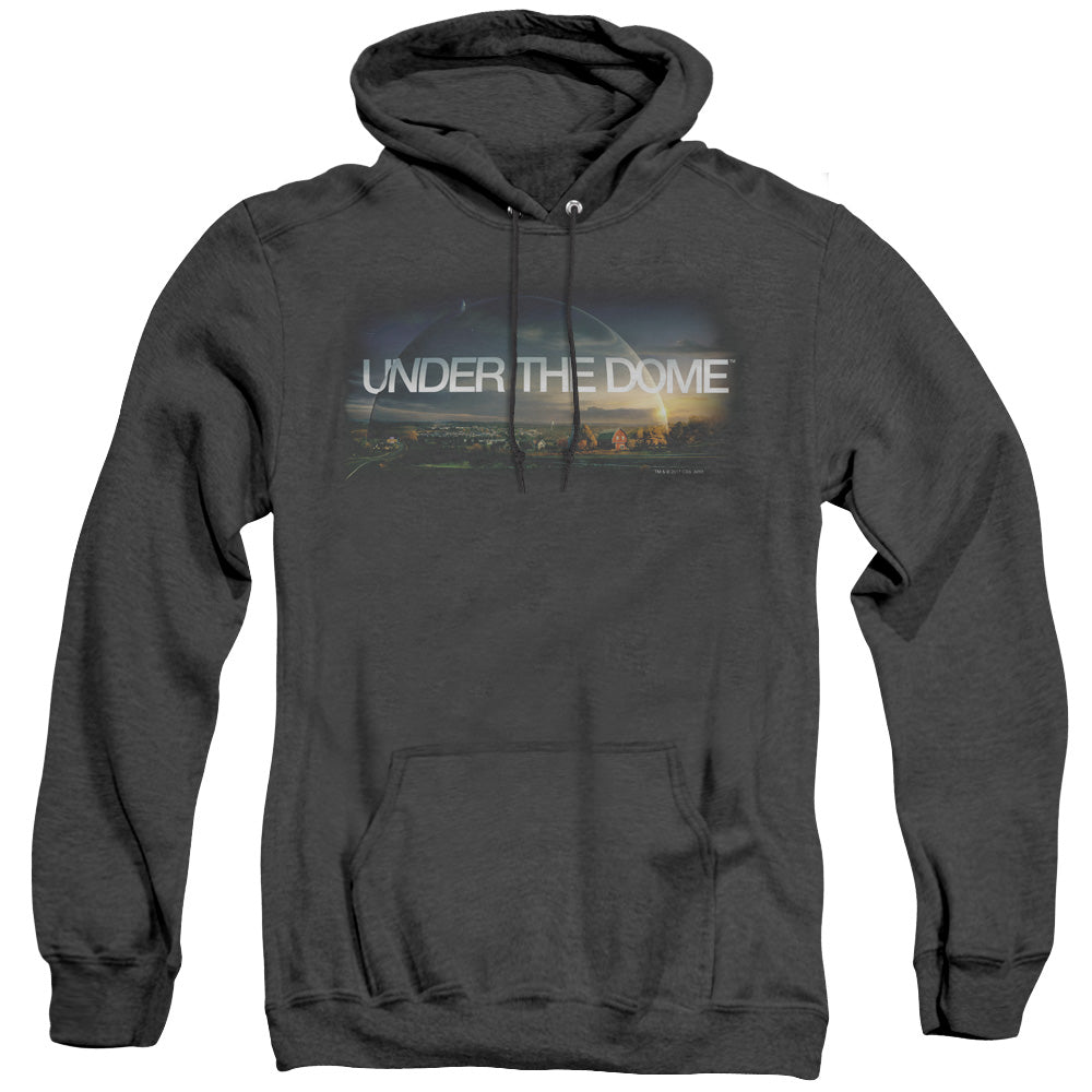 Under the Dome Dome Key Art Heather Mens Hoodie Black Officially Licensed