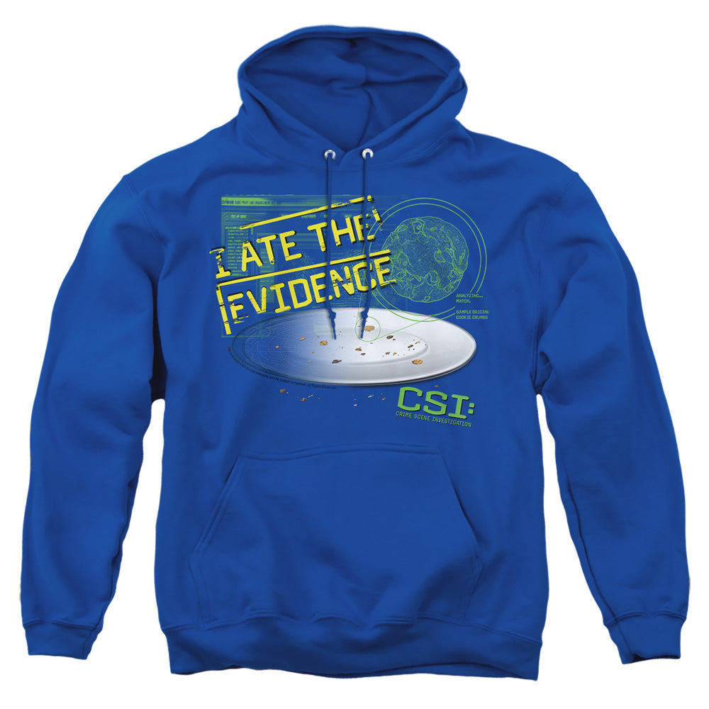 Csi I Ate The Evidence Mens Hoodie Royal Officially Licensed