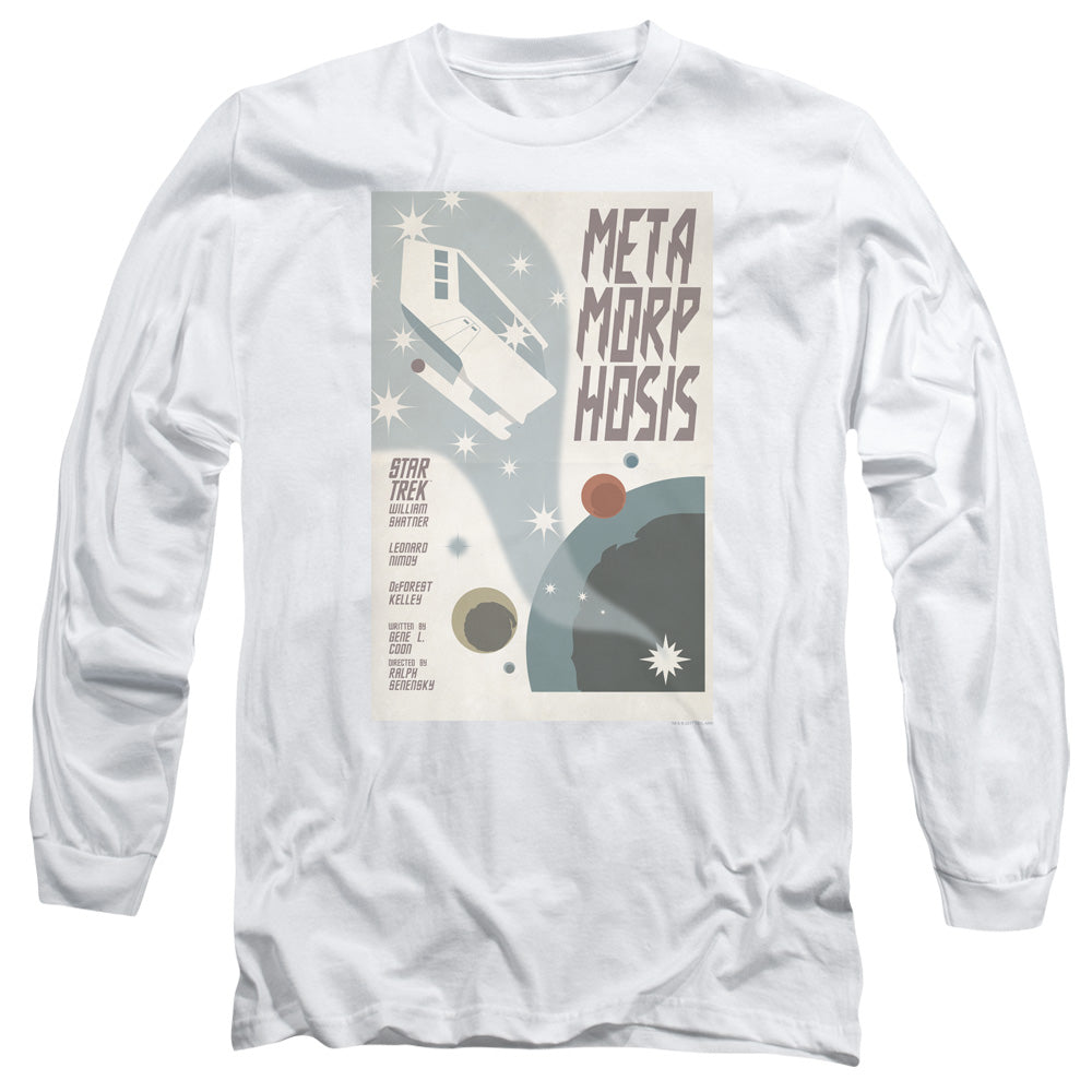 Star Trek Tos Episode 38 Mens Long Sleeve Shirt White Officially Licensed Officially Licensed