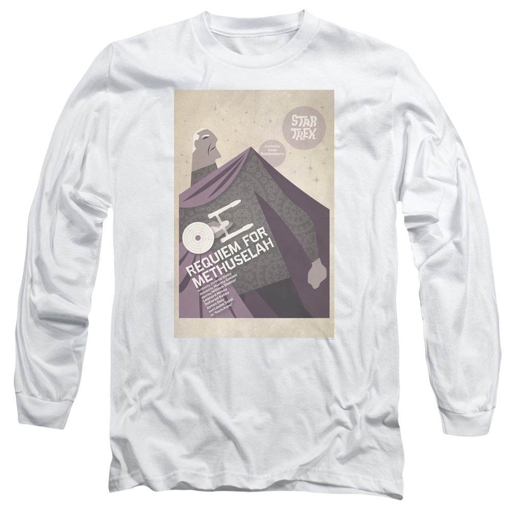 Star Trek Tos Episode 74 Mens Long Sleeve Shirt White Officially Licensed