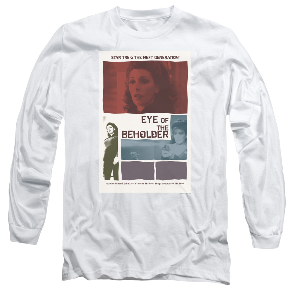 Star Trek Tng Season 7 Episode 18 Mens Long Sleeve Shirt White Officially Licensed Officially Licensed