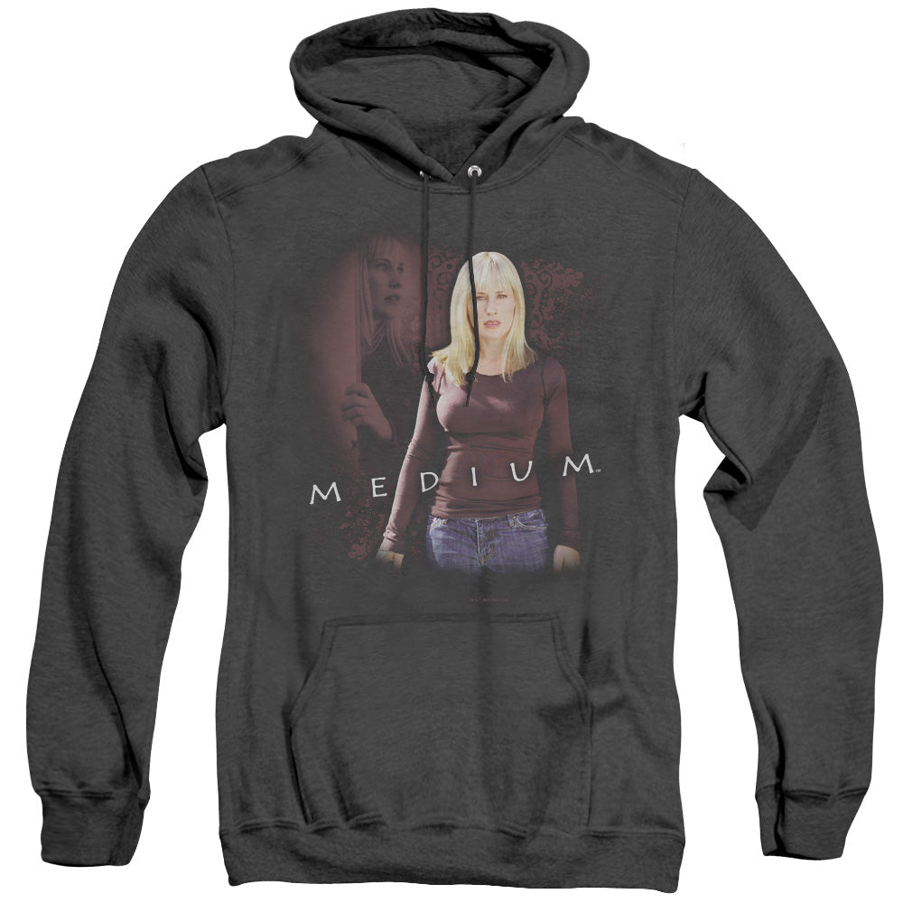Medium Medium Heather Mens Hoodie Black Officially Licensed