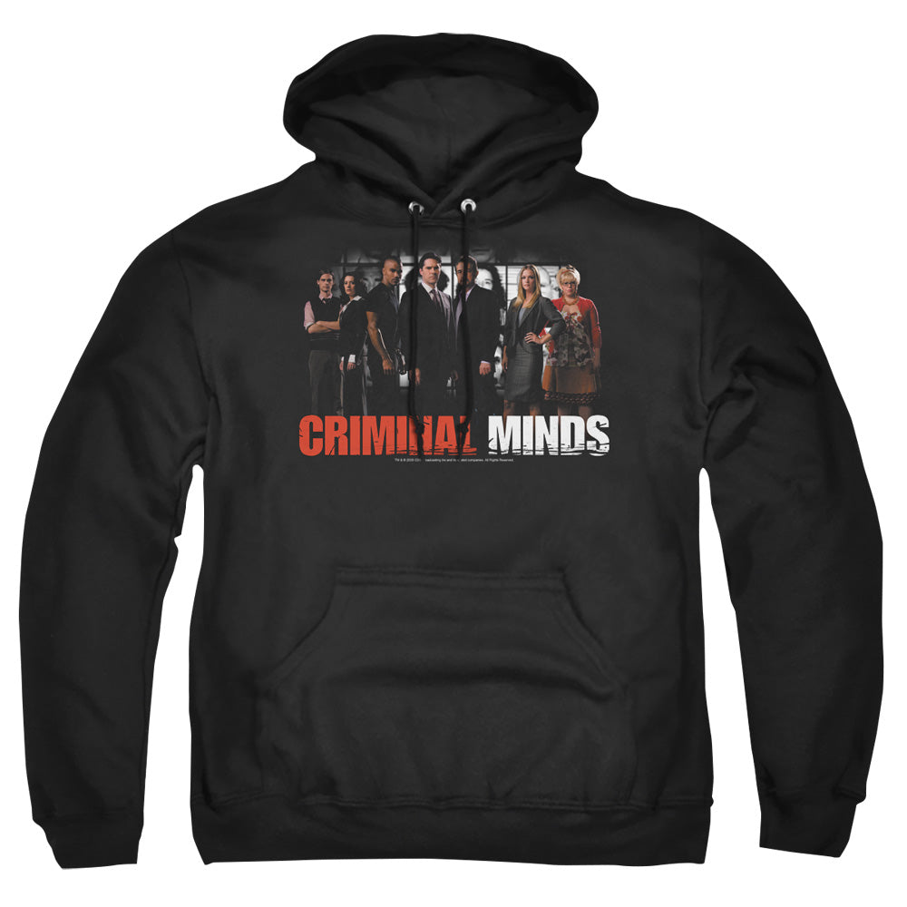 Criminal Minds The Brain Trust Mens Hoodie Black Officially Licensed