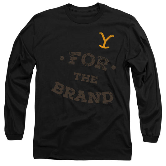 Yellowstone For The Brand Mens Long Sleeve Shirt Black Officially Licensed