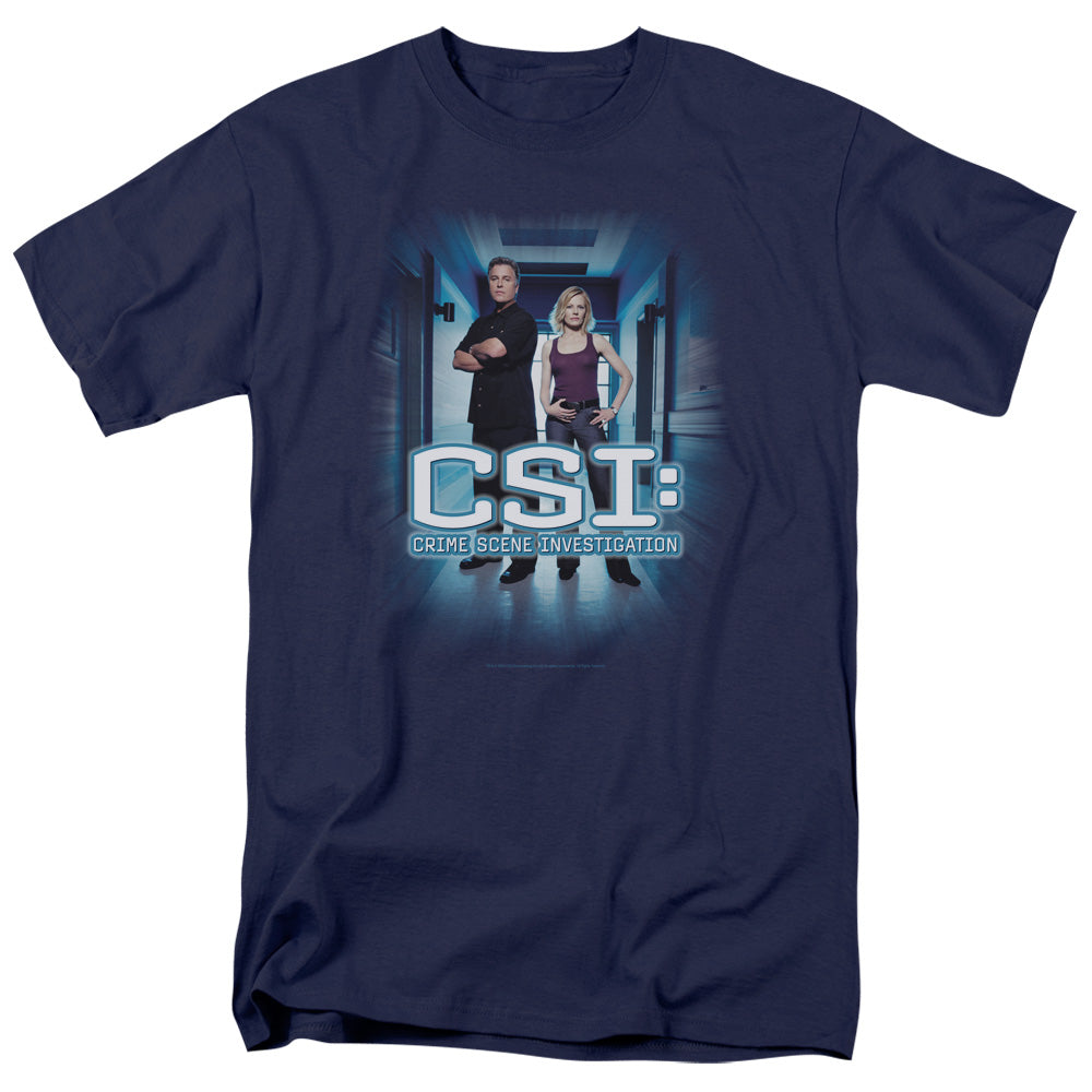 Csi Serious Business Mens T Shirt Navy Officially Licensed