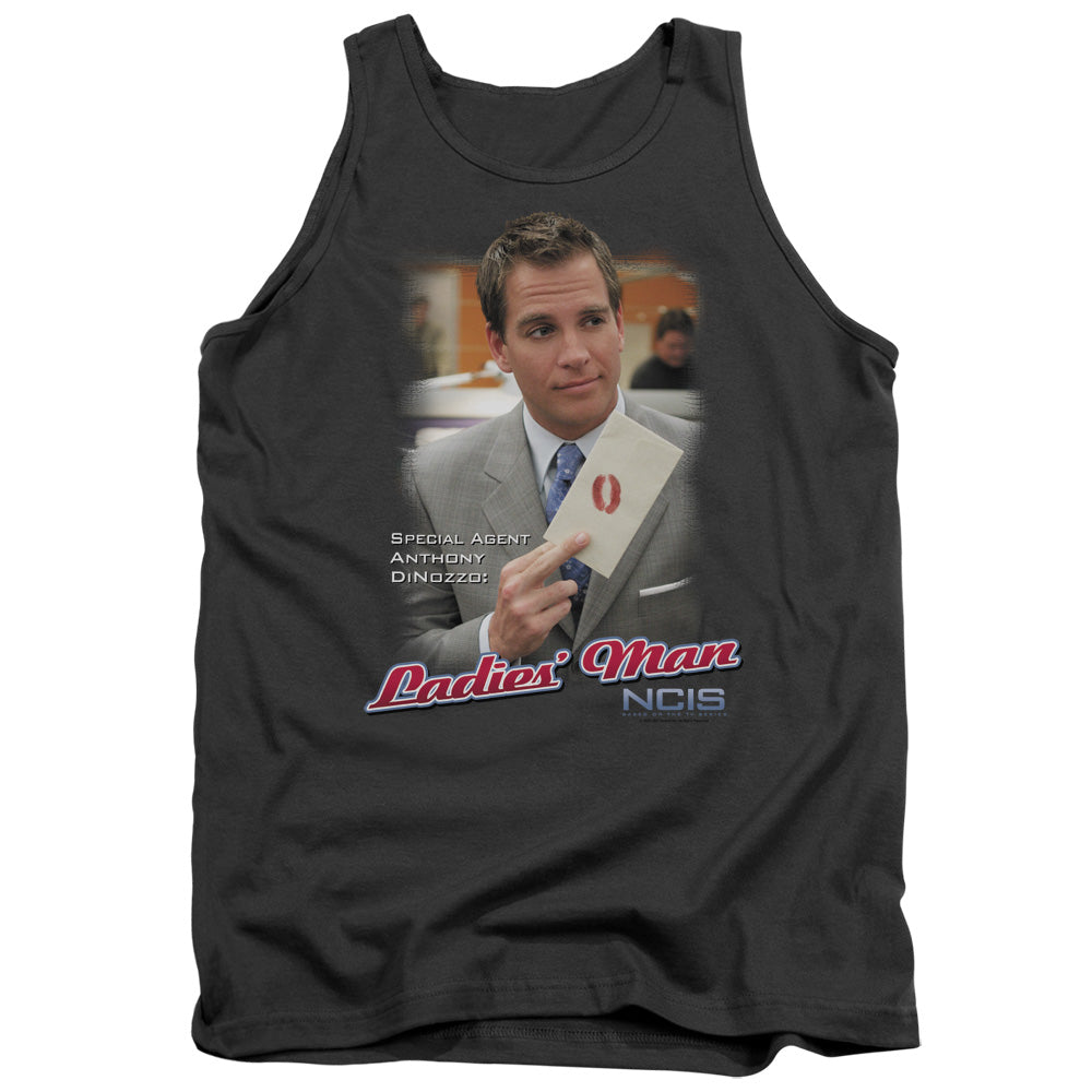 Ncis Ladies Man Mens Tank Top Shirt Charcoal Officially Licensed
