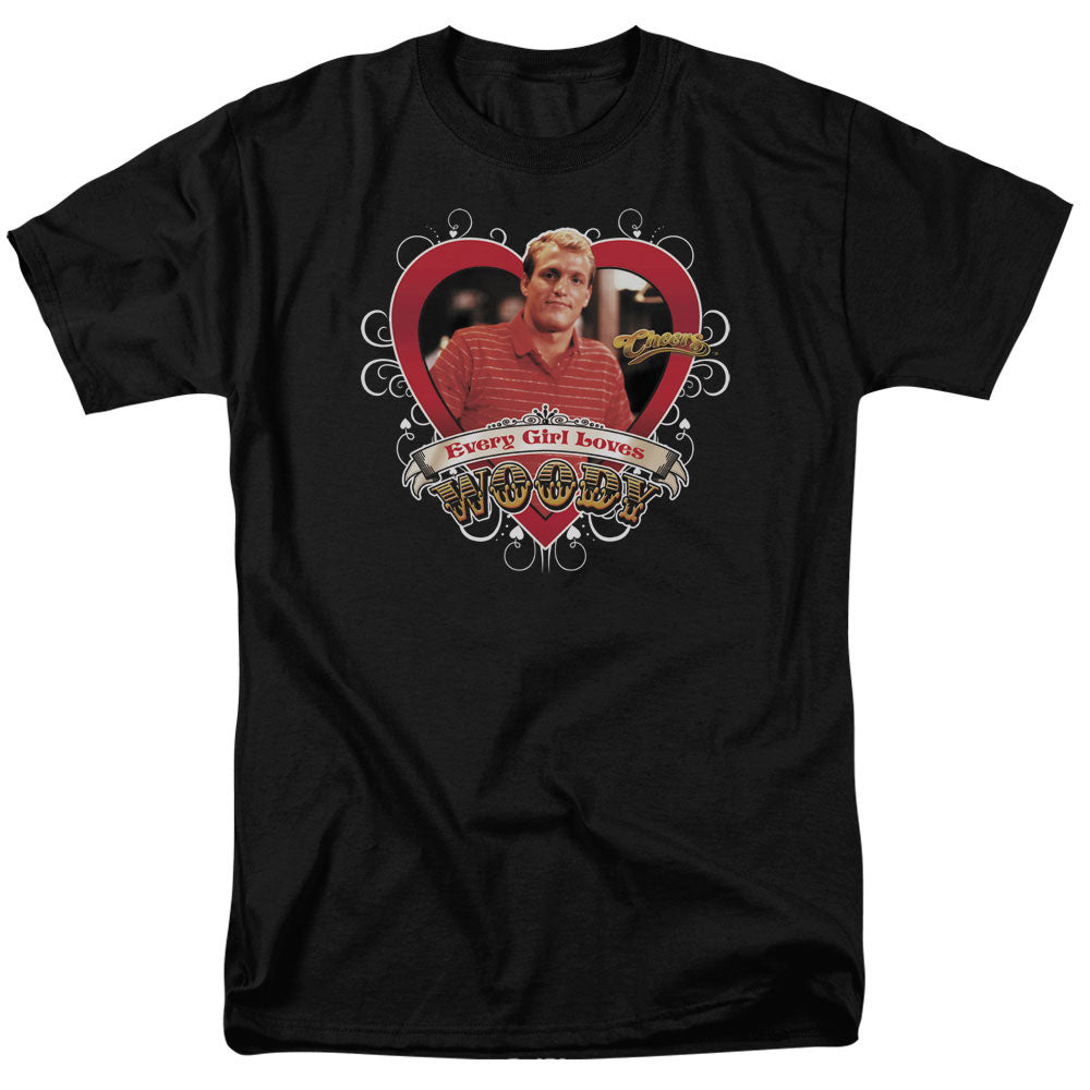 Cheers Woody Mens T Shirt Black Officially Licensed