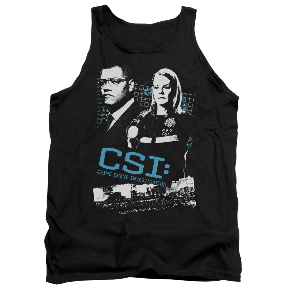 Csi Investigate This Mens Tank Top Shirt Black Officially Licensed